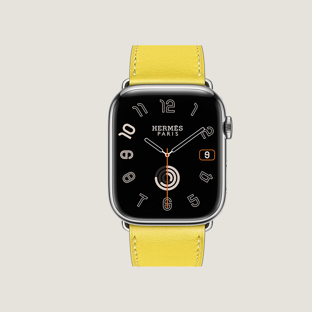 Series 9錶殼& Apple Watch Hermès 45 mm Single Tour錶帶| Hermès